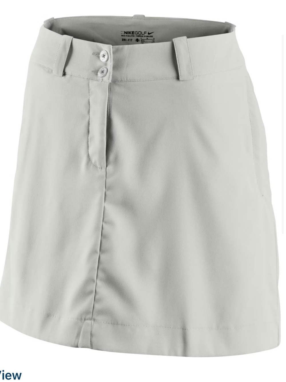 Nike Women's Light grey/cream Golf Skort